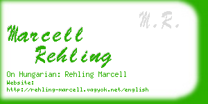 marcell rehling business card